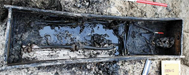 Skelet van een Soldaat uit de 80jarige oorlog gevonden.
