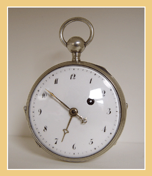 Antiek Spillegang Horloge ¼ Repeater ( slagwerk ). ca.1800.