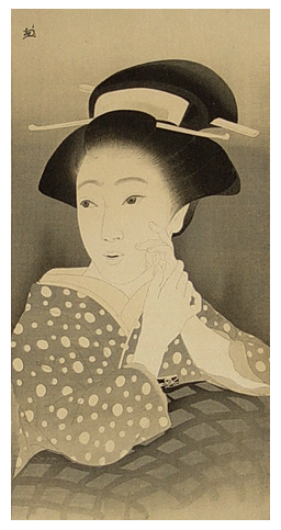 Original Saburosuke Okada - The Heroine Osan - c.1923.