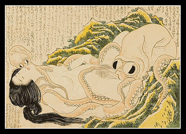 Diving Girl Ravished by Octopuses - The Dream of the Fisherman's Wife.