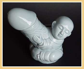 Japanese Erotic Porcelain Waterdropper – c.1950.