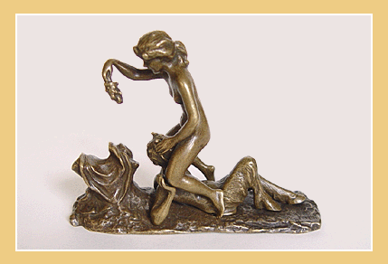 Antique Erotic Bronze. Vienna ca.1910. Franz Xavier Bergman (1861 - 1936) 