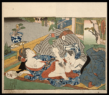 Keisai Eisen - Shunga - Foreplay - c.1838.