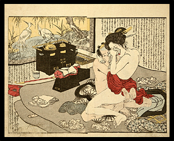 Toyokuni I - Shunga - Crying.