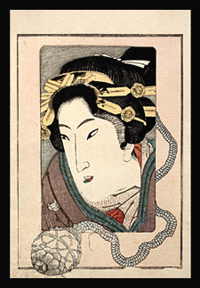 Keisai Eisen - Okubi-e - Beauty - c.1825.