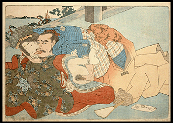 Crude Lover - Aristocratic - Kunisada - Genji Of The East - c.1837.