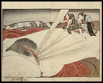 Famous Kunisada - Attack On The Vagina - c.1827.