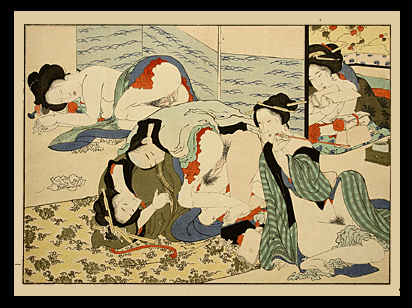 Shunga - After Hokusai - Meiji Period - c.1890.
