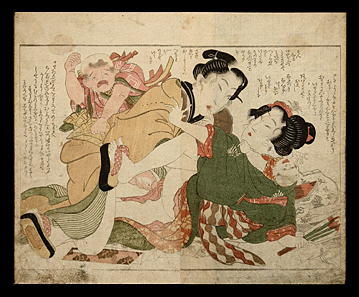 Shunga - Keisai Eisen - Crying Children - c.1817.