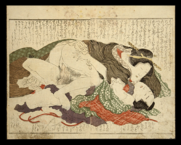 Shunga - Katsushika Hokusai - On Top - c.1810s.