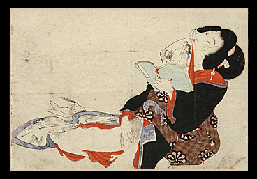 Shunga – Masturbating Woman – Meiji - c.1880.