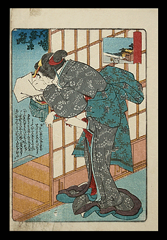 Shunga – Secret Lovers - Utagawa Kuniyoshi - c.1835.