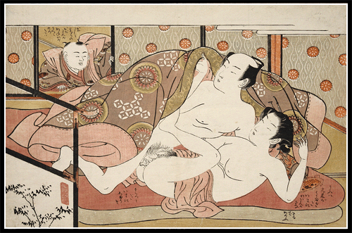 Original Antique Shunga MASTERPIECE. Koryusai. 1775.