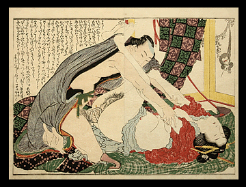 Very Rare Hokusai Shunga - Sex Toy - c.1814.