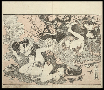 Erotic Print – Keisai Eisen – Aphrodisiac Spices – c.1822.