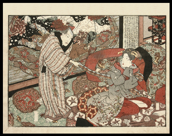 Risque Picture – Kunisada – Sensual Liaison – c.1827.