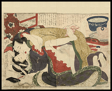 Katsushika Hokusai – Overlapping Skirts – Alternative Dessert – c.1820.