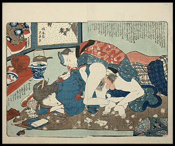 Shunga – Kunisada – Eight Dog Heroes – Doggy Style – c.1837.
