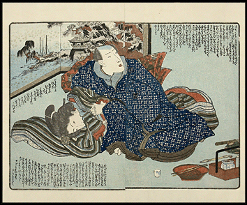 Shunga – Kunisada – Eight Dog Heroes – Mistress – c.1837.