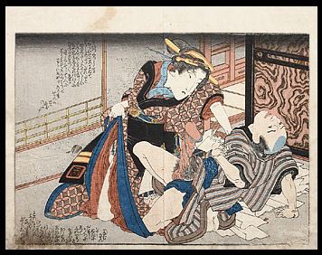 Shunga – Keisai Eisen – Ward-off – c.1836.
