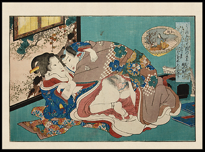 Shunga – Kunimori I – Tissues – c.1825.