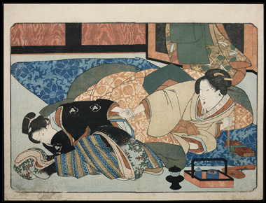 Shunga  Shigenobu  Insecure Adolescent  c.1830.