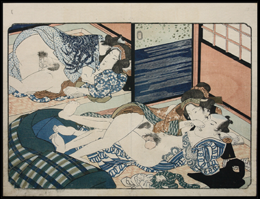 Shunga  Shigenobu  Bad Odor  c.1830.