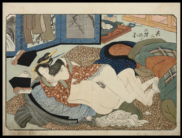 Shunga  Shigenobu  Intertwined  c.1830.