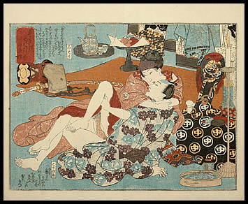 Shunga – Kunimori – Make-Up – c.1840.
