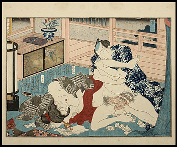 Shunga – Kunimori – Insatiable Lust – c.1840.