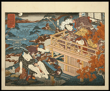 Shunga – Kunimori – Dangerous Lady – c.1840.