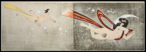 Shunga – Tomioka Eisen – Aroused Deities – c.1890s.