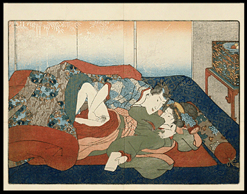 Toyokuni III – Young Aristocratic Couple – c.1837.