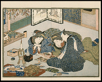 Toyokuni III – Sex Education – c.1837.