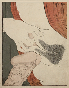 Kuniyoshi – Pre-Coitus Close-Up – c.1837.