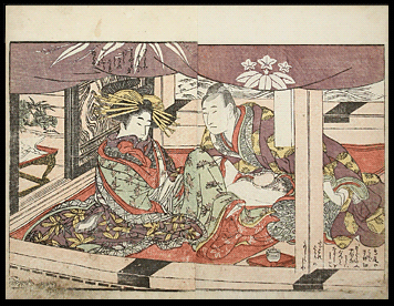 Shunga – Utamaro II – Pleasure Boat – c.1800.