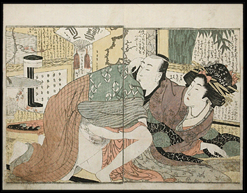 Utamaro/Hokusai – Doggy Pose – c.1803-1806.
