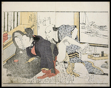 Utamaro – Mirror – Picture Book Of The Chinese Brocade – c.1802.