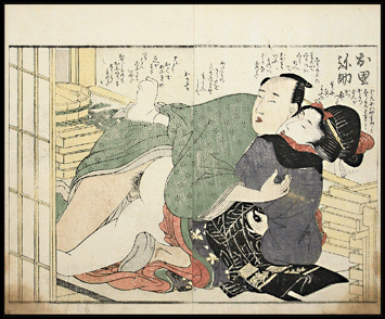 Kitagawa Utamaro � Michiyuki Koi No Futusao � Laundry Room � c.1802.