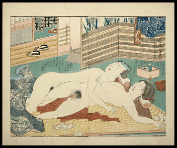 Kuniyoshi – Saturated Couple – c.1840.