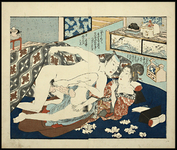 Kuniyoshi – Penis Massage – c.1840.
