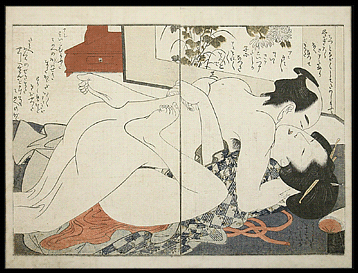 Shunga � Utamaro � The Laughing Drinker � Private Moment � c.1803.