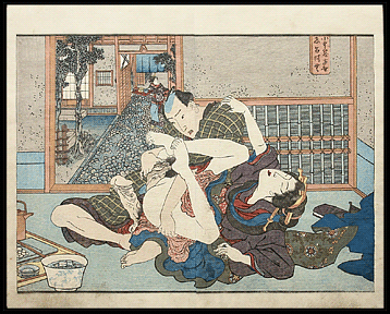 Shunga – Kunisada – Vaginal Stimulation – c.1839.