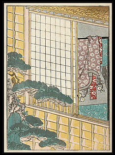 Shunga – Kuniyoshi – Open Window – c.1853.