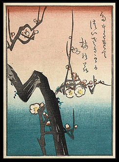 Shunga – Kuniyoshi – Plum Branch – c.1853.