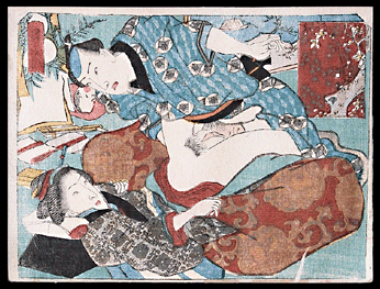 Koban Shunga – Utagawa School – Designation – c.1850.