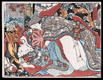 Koban Shunga – Utagawa School – Young Actor – c.1850.