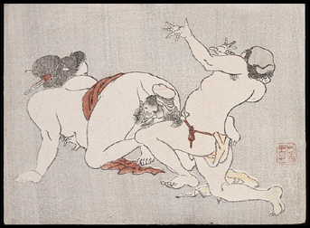 Koban Shunga – Kunisada II – Newborn – c.1855.