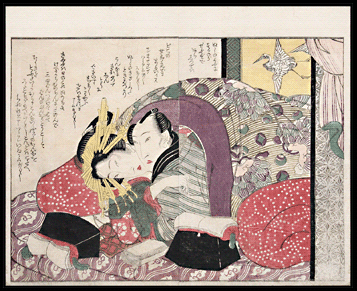 Shunga – Keisai Eisen – Abuna-e – c.1820.