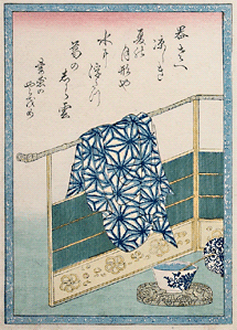 Shunga – Utagawa Kunisada – Kimono – c.1855.